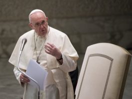 Pope Francis speaks