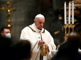 Pope Francis with incense