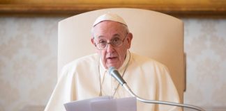 Pope Francis holds weekly audience at the Vatican