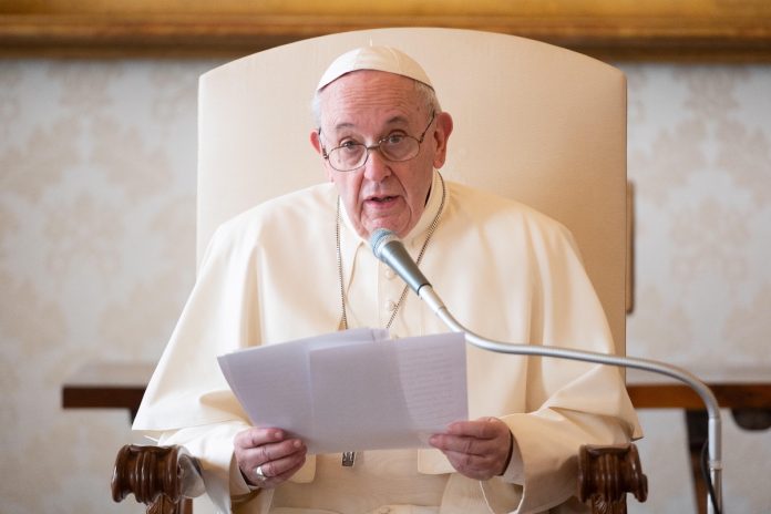 Pope Francis holds weekly audience at the Vatican