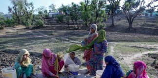 Indian villagers from the Samba district