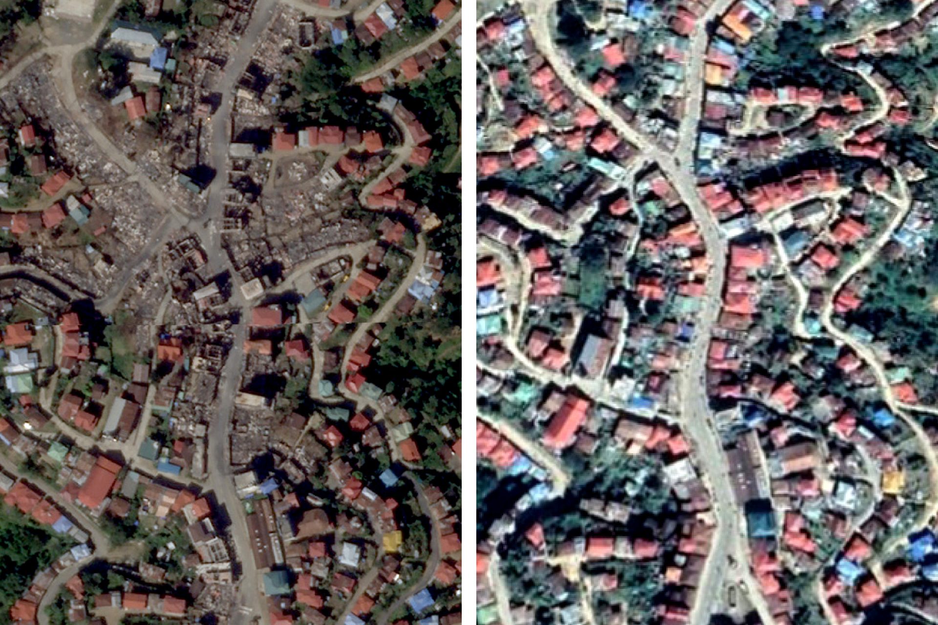 Satellite Imagery Shows Damage To Town Torched In Myanmar S Chin State Licas News Light For The Voiceless