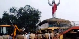 Bishops in southern Indian state of Karnataka decry demolition of Jesus statue