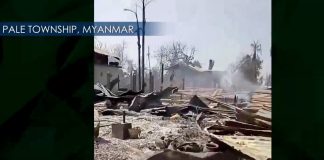 Junta troops raze hundreds of homes in Myanmar’s Sagaing region