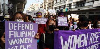 Photos: Activists mark International Women’s Day in Manila with protest march