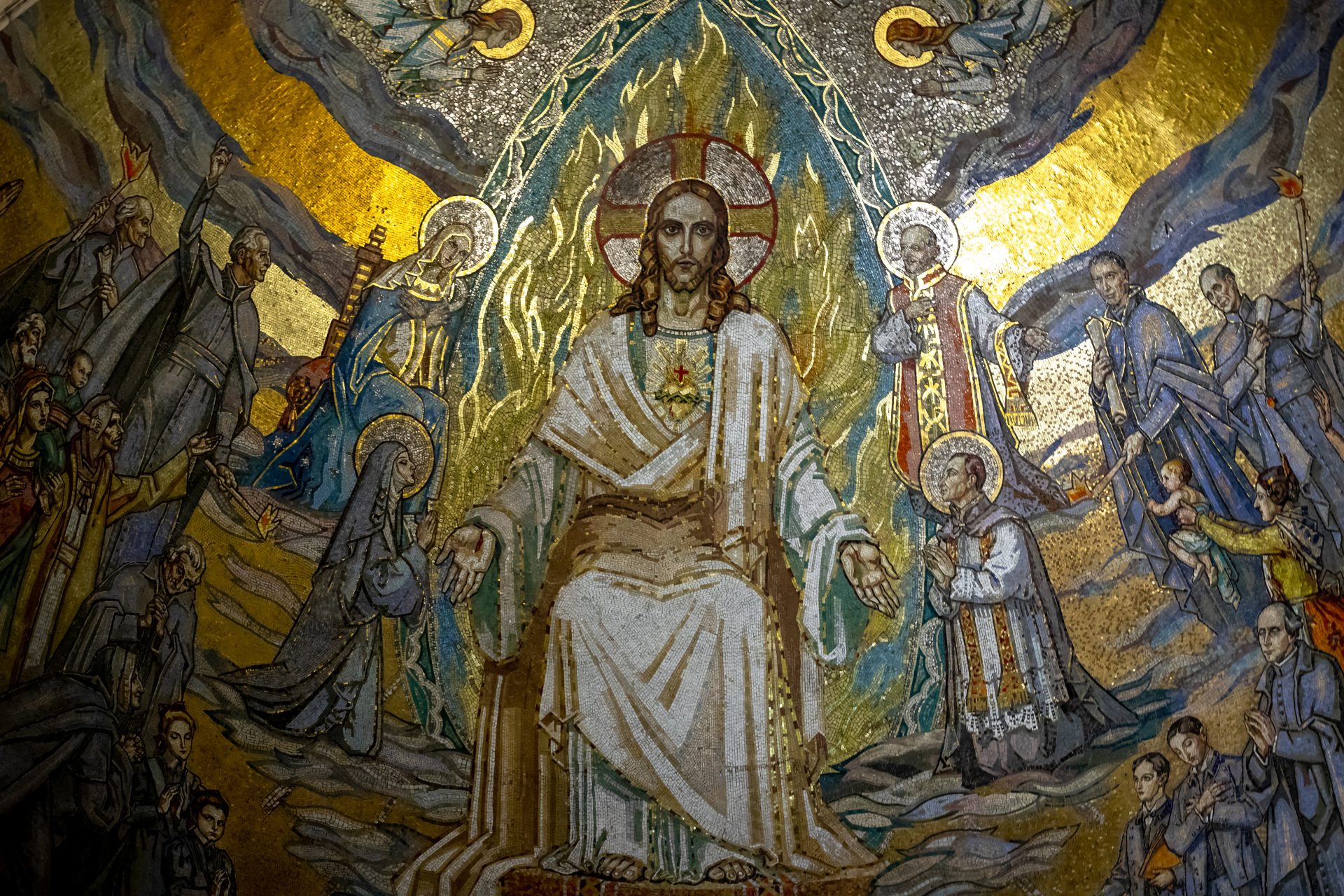 Sacred Heart of Jesus Christ mosaic