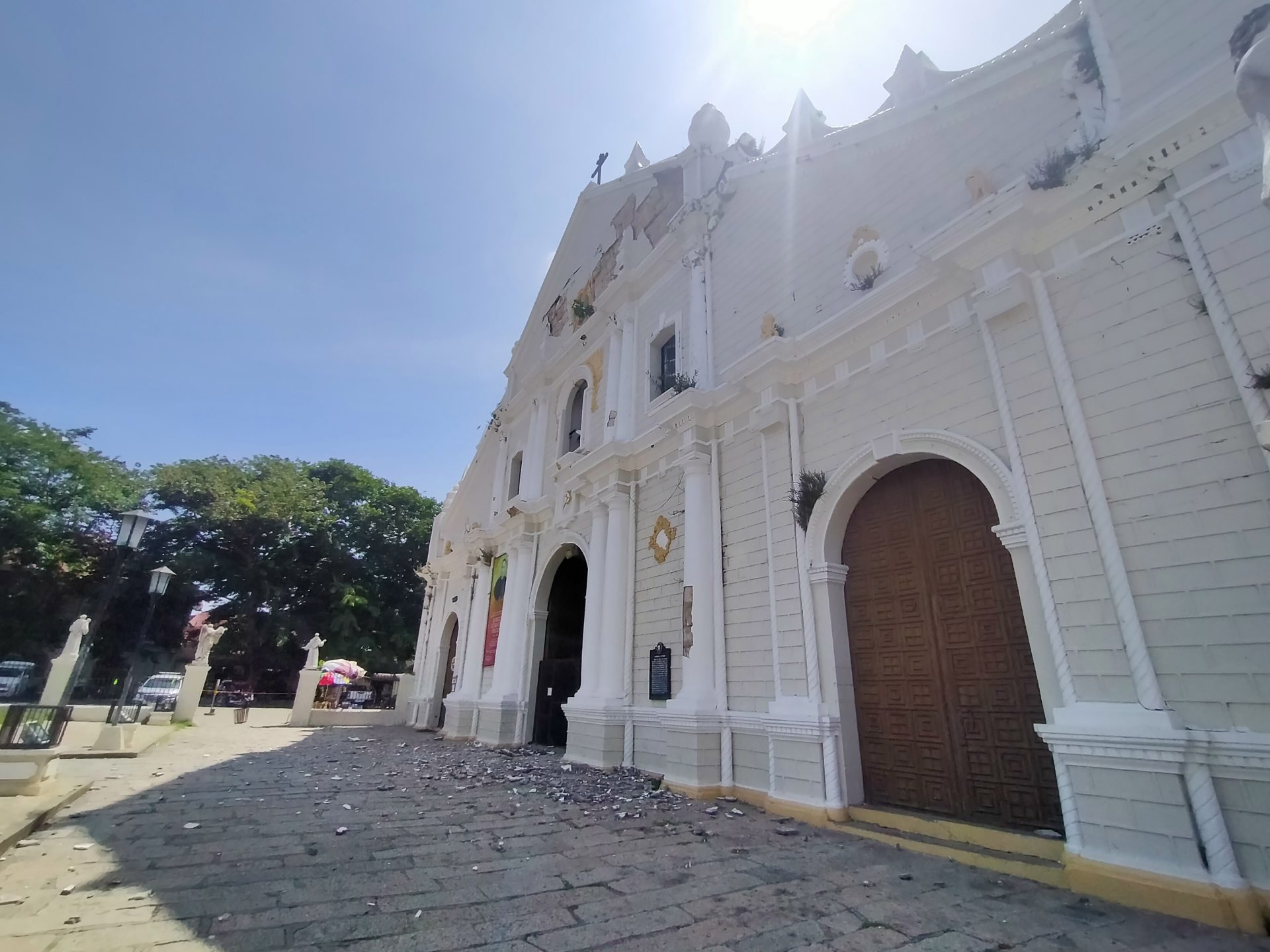 Churches among structures damaged by powerful earthquake in northern