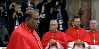 Cardinal Anthony Poola of Hyderabad side profile