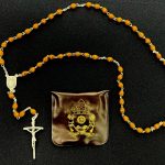 Rosary with papal coat of arms