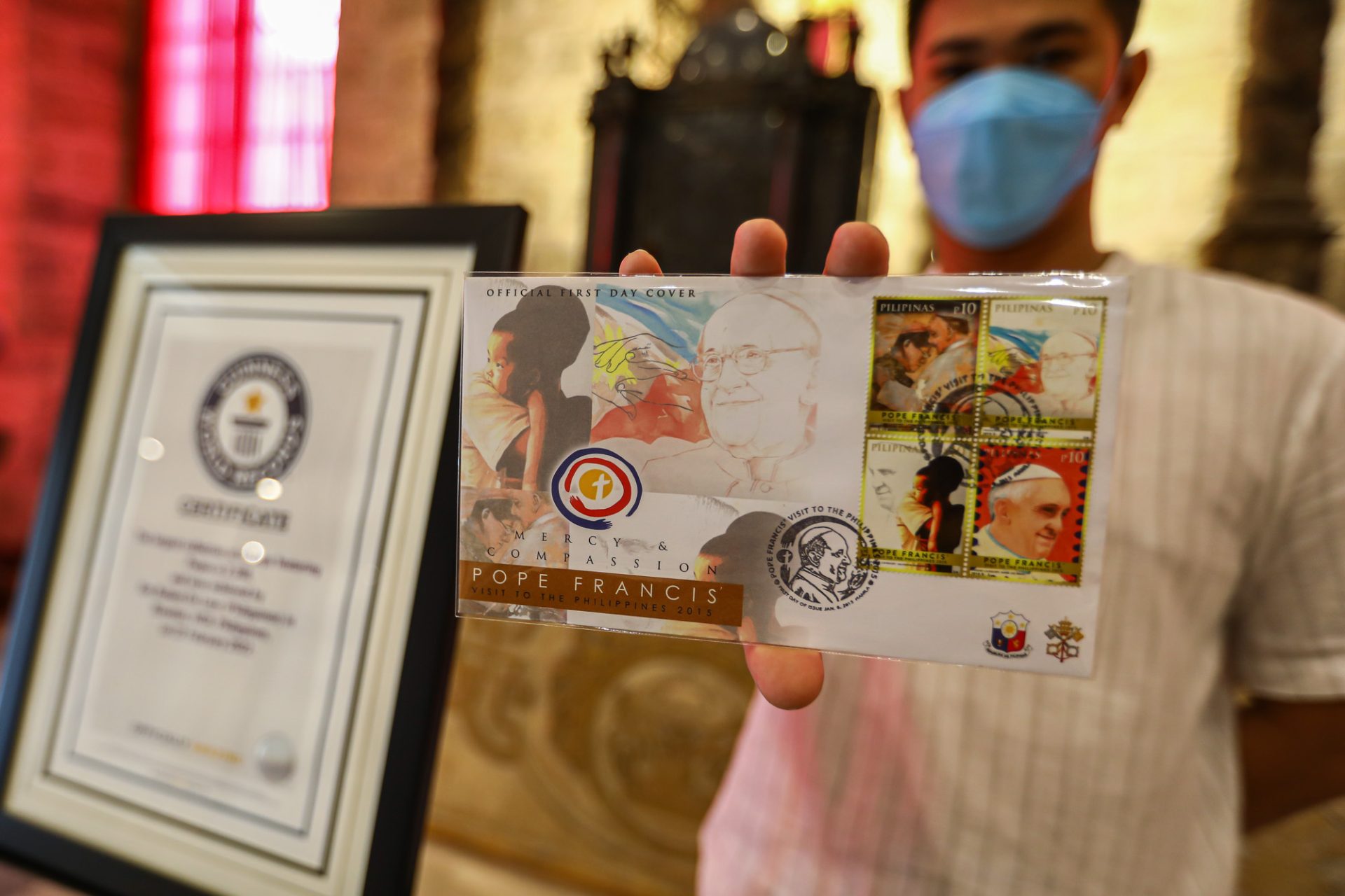 Photos Philippines displays world’s largest collection of pope stamps