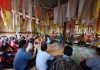 Lahu worship house interior, Thailand