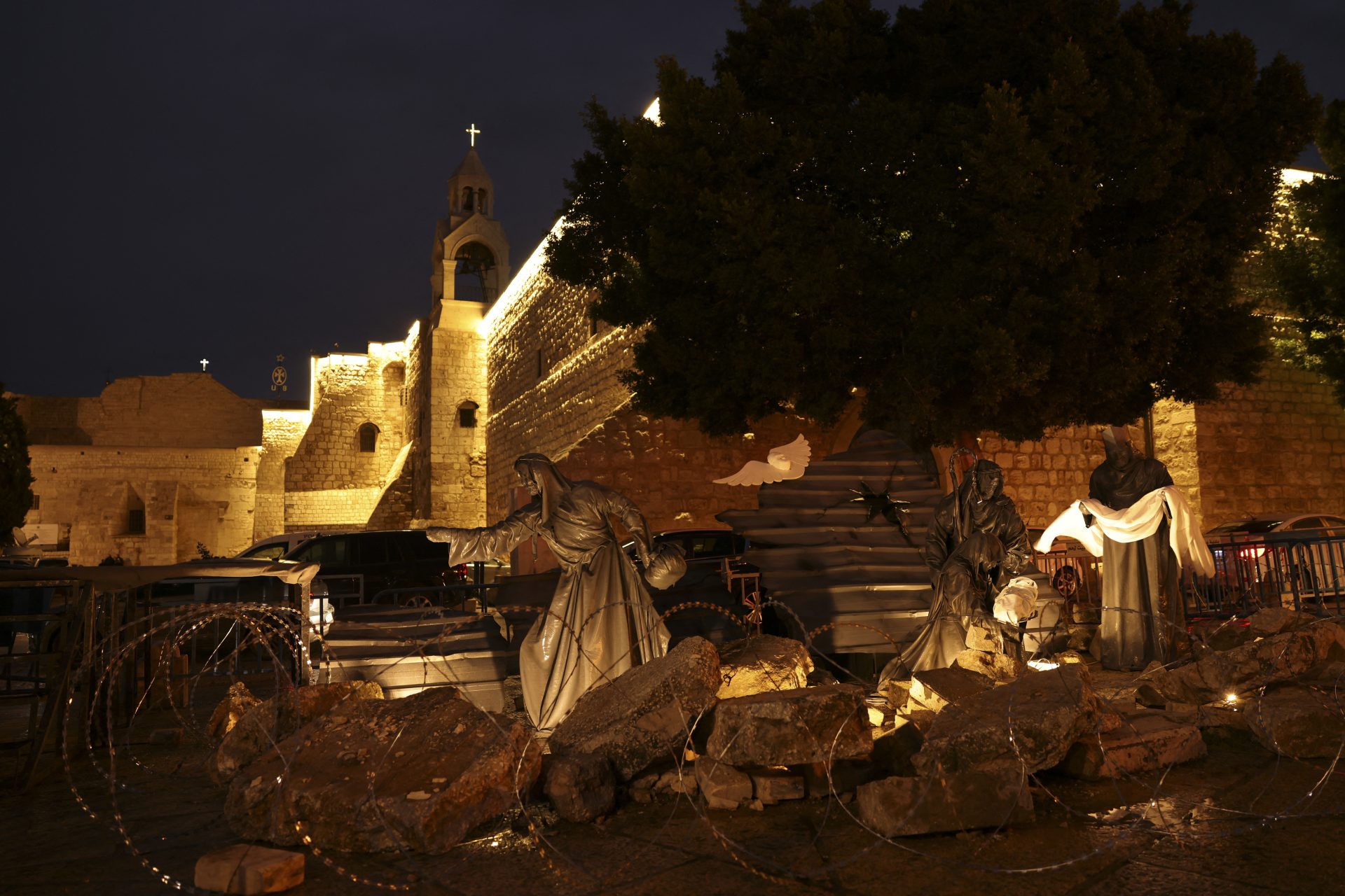 An installation depicting the nativity of Christ | Bethlehem | Gaza