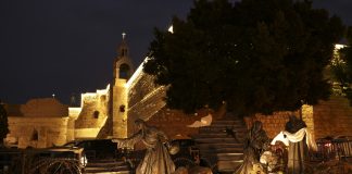 An installation depicting the nativity of Christ | Bethlehem | Gaza
