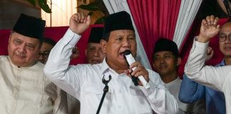 Indonesian presidential candidate Prabowo Subianto