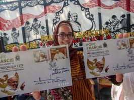 Commemorative stamp series to mark Pope Francis’ visit to Indonesia