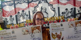 Commemorative stamp series to mark Pope Francis’ visit to Indonesia
