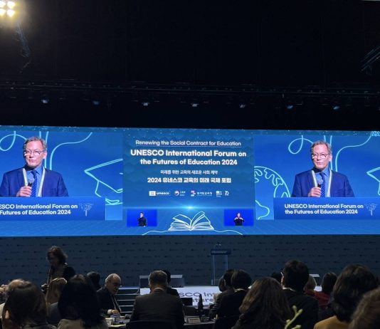 Main stage of the UNESCO International Forum on the Futures of Education