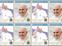 Pope Francis stamps