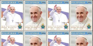 Pope Francis stamps