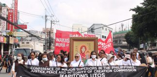 Filipino church leaders join protests against dirty energy, warn poor bear brunt of corruption, climate crisis