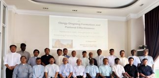 Faith amid the southern tides: Myanmar Jesuits and Mawlamyine clergy seek pastoral renewal in Myeik